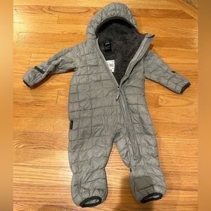 North Face infant snowsuit